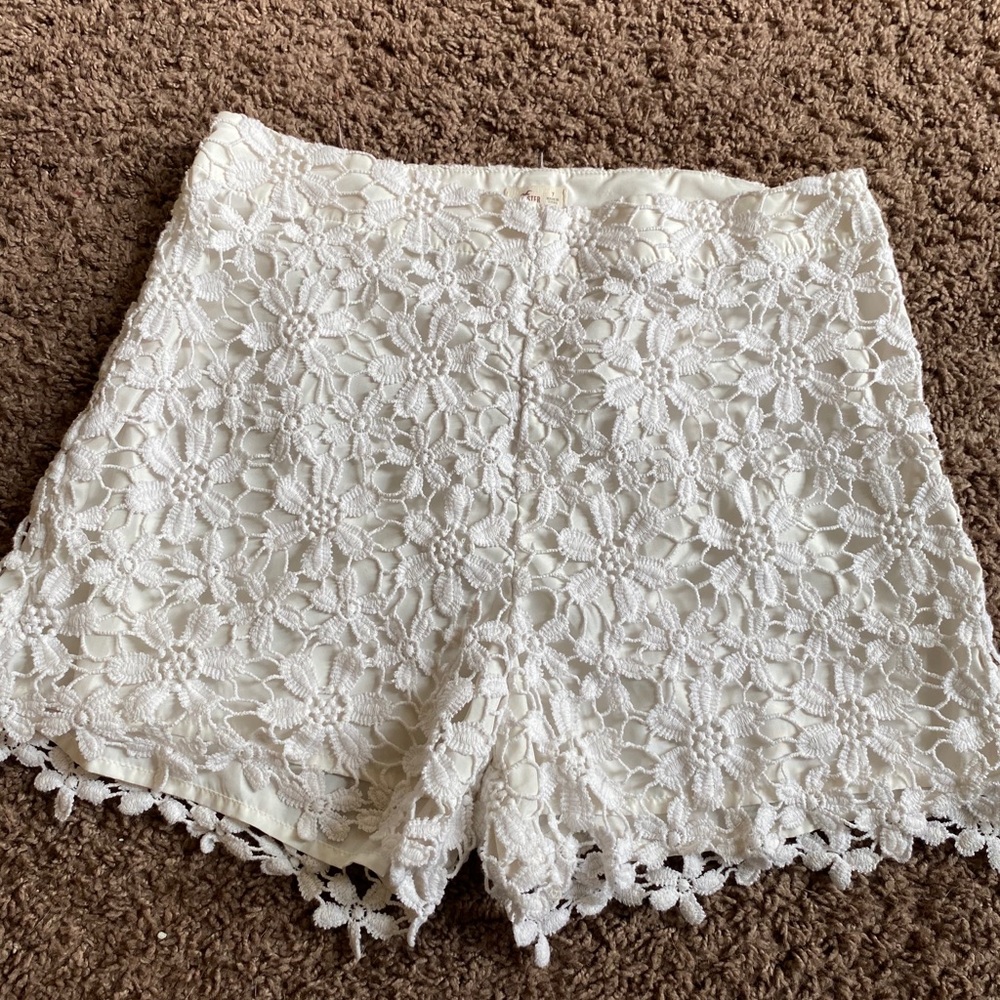 Floral Laced Shorts